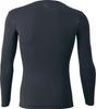 ZETT Youth Baseball Deodorizing Crew Neck Long Sleeve Fitted Black Size 160 Underwear, Junior, Undershirt, Kids, (1900)