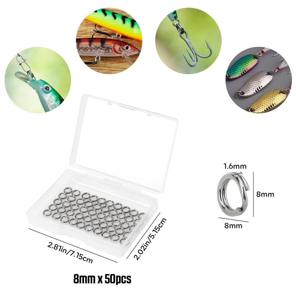 SANLIKE Fishing Split Ring Line Cutter with Dedicated Split Pliers, Pliers, Pliers, Multi-functional, Lightweight, Case, Silver/Gold (Gold "with