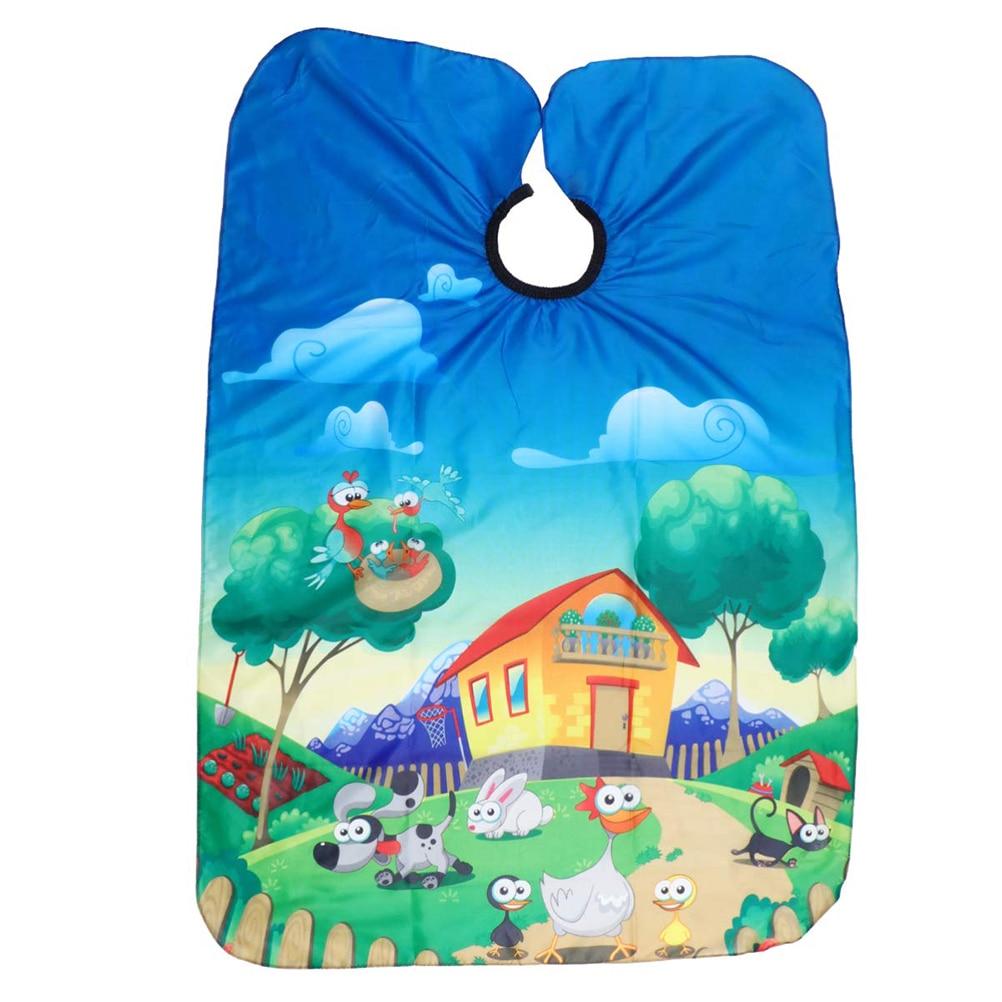 Kinder Jungen Haarschneideumhang Kleid Friseur Friseurschürze Friseursalon Kinder Mädchen Jungen Haarschnitt Umhang Regenschirm Schutz