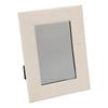 Picture Frame for Tabletop Display Leather Photo Frame for 6 Inch Photo Home Decor Unique Texture 8.5x4.7x6.5in Beige