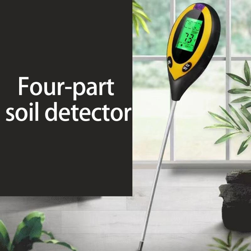 Easy to Use Soil Testing Device Soil Moisture Sensors Soil Analyzers Device Simple for Light Temperature Moisture & 
