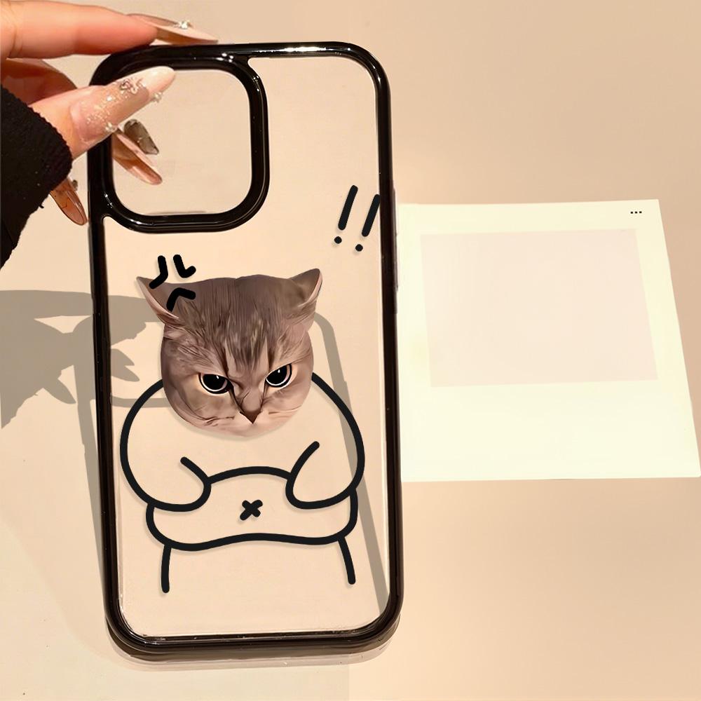 Acrylic Phone Case for iPhone 11 12 13 14 Pro 12 14 16 Pro Max for Samsung A16 A36 A56 S24 FE High-quality Painted Anti-fall Mobile Phone Case