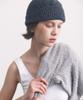 Tobaseu Pigtail Cotton Beanie (Charcoal)