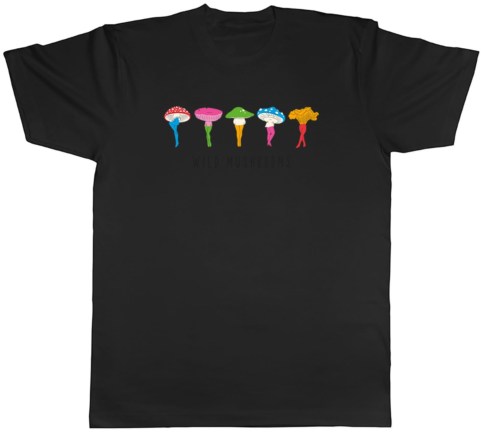 Wild Mushrooms Lady Legs with Mushroom Head Mens T-Shirt Tee Gift Top XL