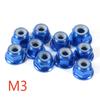 10 Pcs Nylon Insert Nylon Insert Self-Locking Nuts