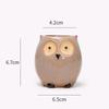 Ceramic Owl Flower Pot Cute Animal Thumb Flower Pot Mini Succulent Cactus Flowerpot Home Living Room Office Decoration Gifts