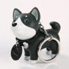 Shiba Inu Black Shiba Inu Pair Dog Bag Cute Small Day Gifts for Boyfriends and Set of 2 [WOWTAC] Keychains, Keychains, Keychains, Keyrings, Charms,