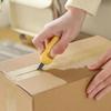 Yellow Duck Magnetic Mini Utility Knife - Compact, Serrated, Portable for Unboxing and Cardboard Disassembly.