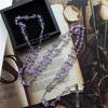 Plastic Rosary Necklace Santa Mary Prayer Necklace Christian for Cross Necklace