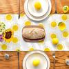 Summer Table Runner First Trip Around The Sun Decorations Here Comes The Son Baby Shower Decor Yellow Sunshine Sun Table Cover Summer Decorations for