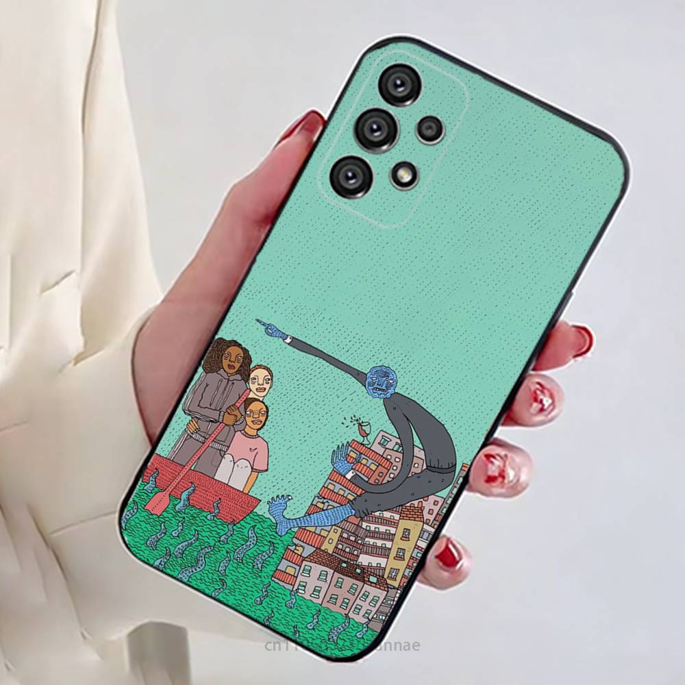 

Polly Nor Art Phone Case for Samsung Galaxy A73,23,53,33,14,24,13,72,22,52,32,54,A34 Soft Cover Samsung A71 5G