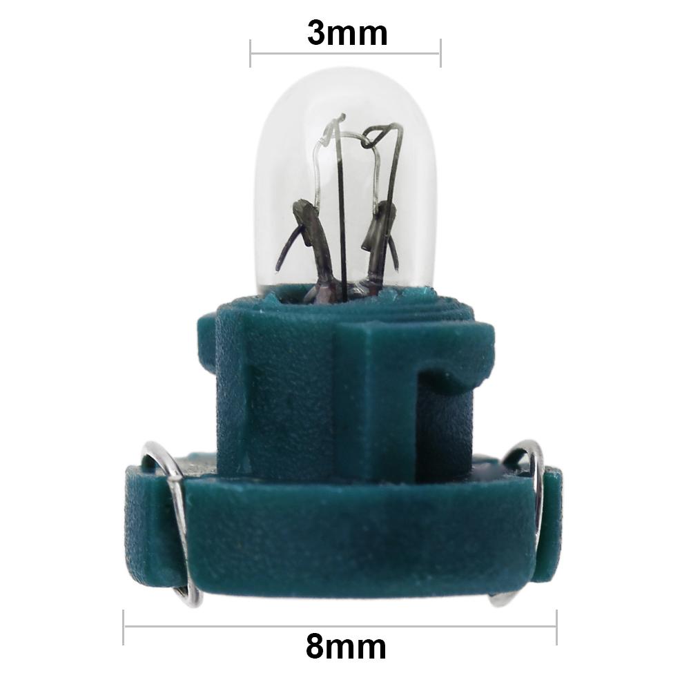 10/20pcs T3 LED 12V Car Auto Instrument Light Dashboard Indicator Automatic Door Button Light 1.2W Bulbs Dashboard Lamps