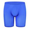 Men's Ice Silk Boxer Briefs - Breathable, Solid Color, Shaping Fit, Comfortable Waistband