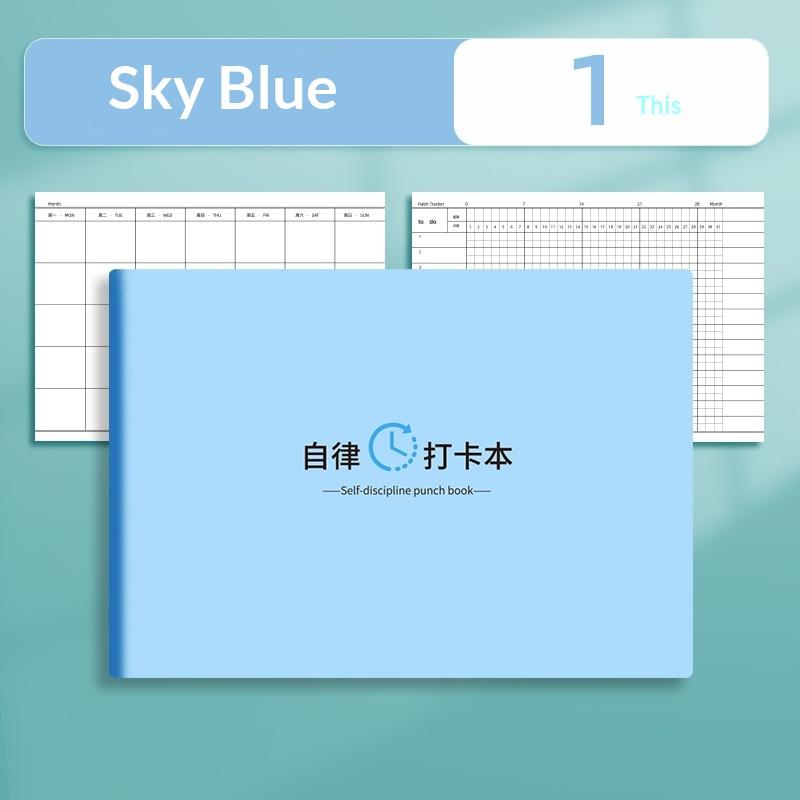Self Discipline Check In Notebook 30 Day Task Plan Notepad Time Management Planner Diary School Stationery