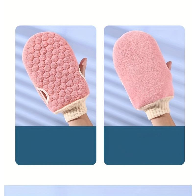Bathing Gloves, Exfoliating Scrub Brush for Shower and Massage, Comfortable Cleansing Towel