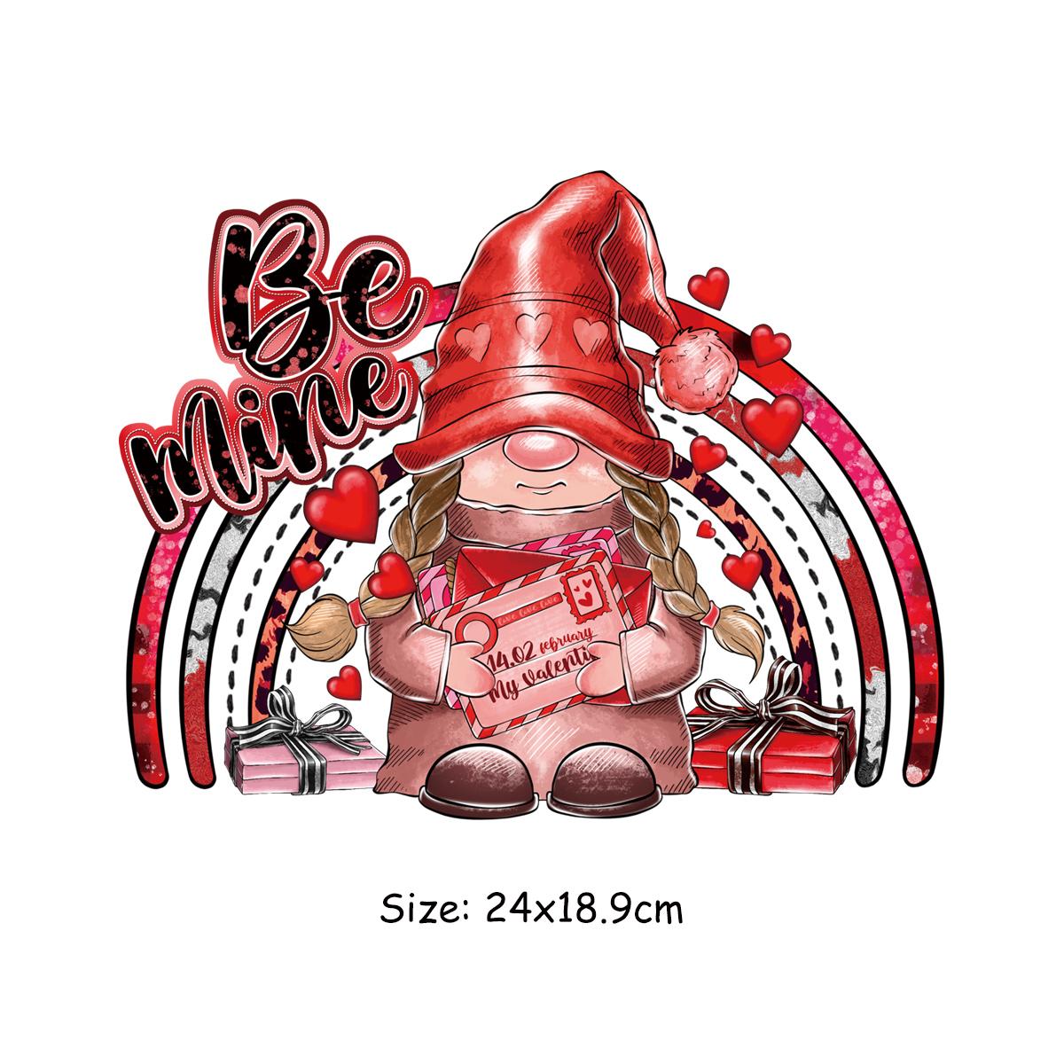 

Нашивки с буквами для одежды Валентина Гном Parches Ropa Наклейки для одежды Футболка Термопресс Аппликация Толстовки Нашивки своими руками Наклейки