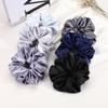 59 Colors XXL Plus Size Hair Ties Oversized Hair Scrunchies Extra Large Malaysia Muslim Hair Tie Chiffon Silk Satin Scrunchy