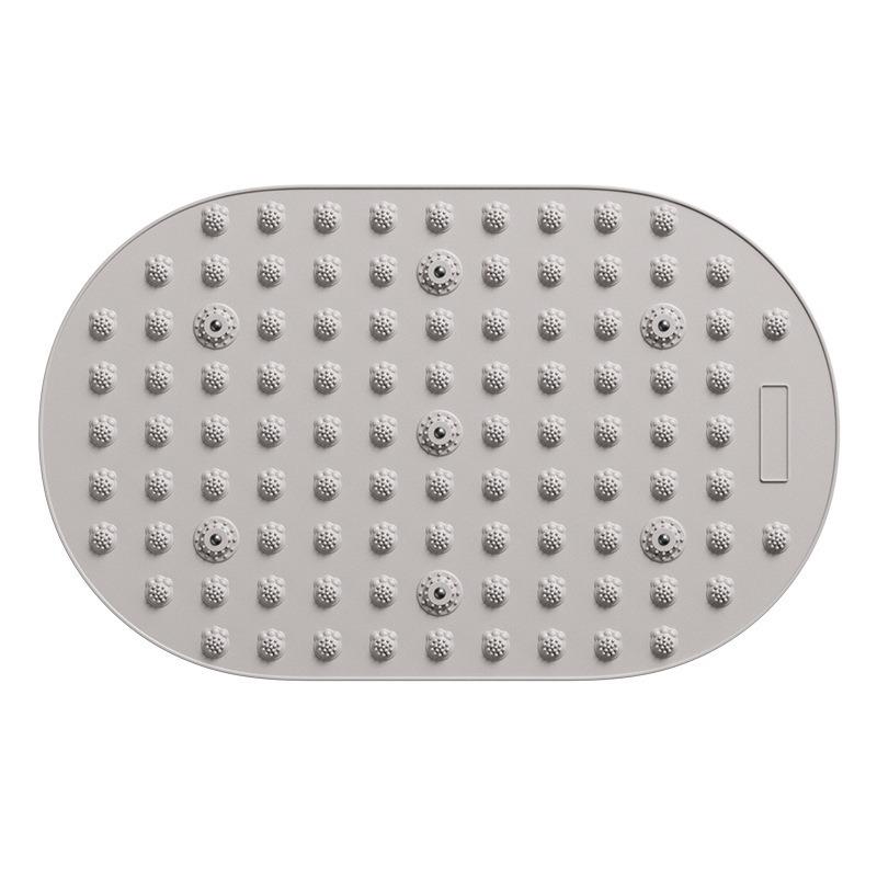 Elastic Silicone Acupressure Foot Massage Mat for Indoor Jogging