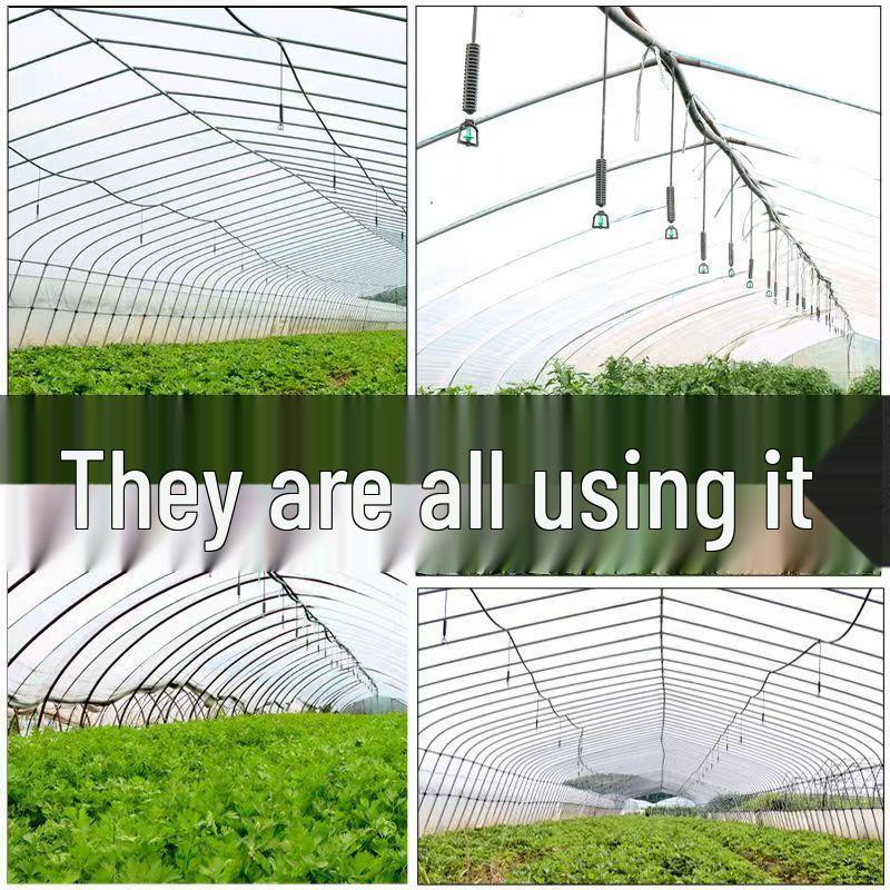 Eco-Friendly Inverted Micro Sprinkler: Hanging Atomizing Anti-Drip Rotating Water Sprayer for Greenhouses