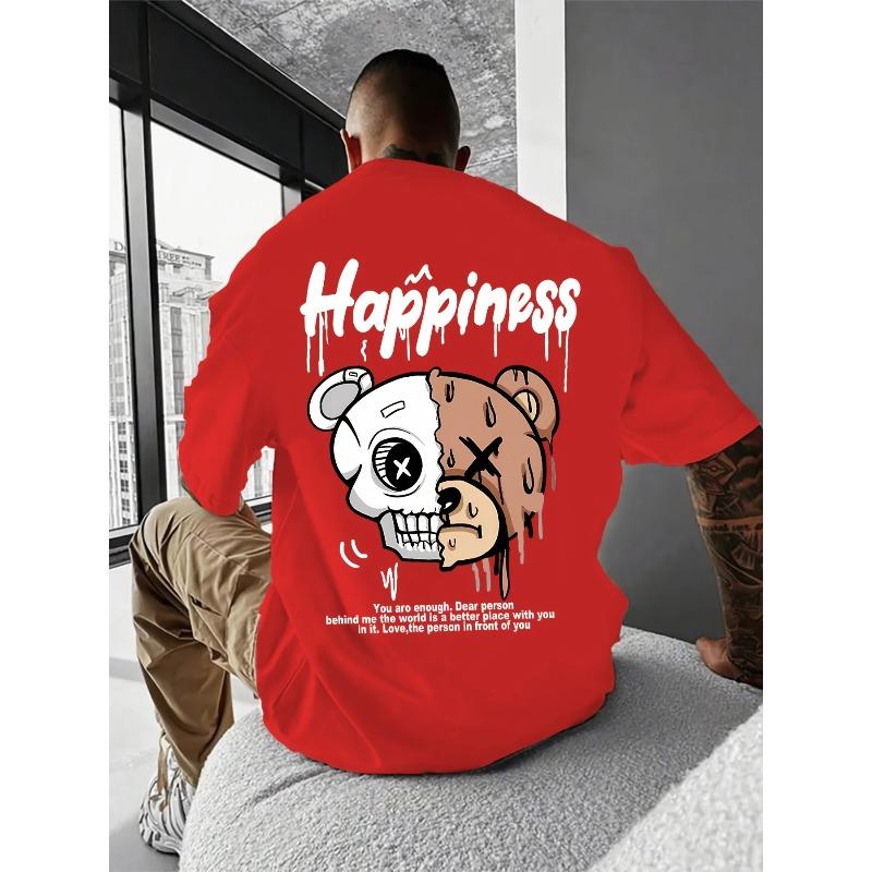 2026 Summer Men's T-shirt 2D Print - Comfortable Soft Sweat-Wicking Casual Fashionable Streetwear Men's T-shirt