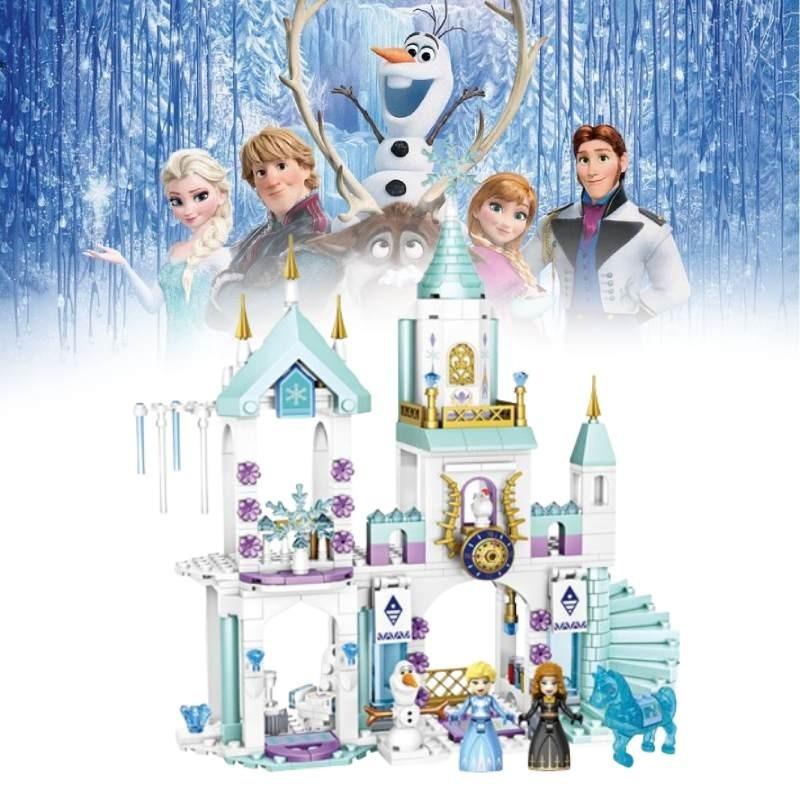 Enchanting Frozen Princess Castle Building Blocks Puzzle Toy For Creative Kids
