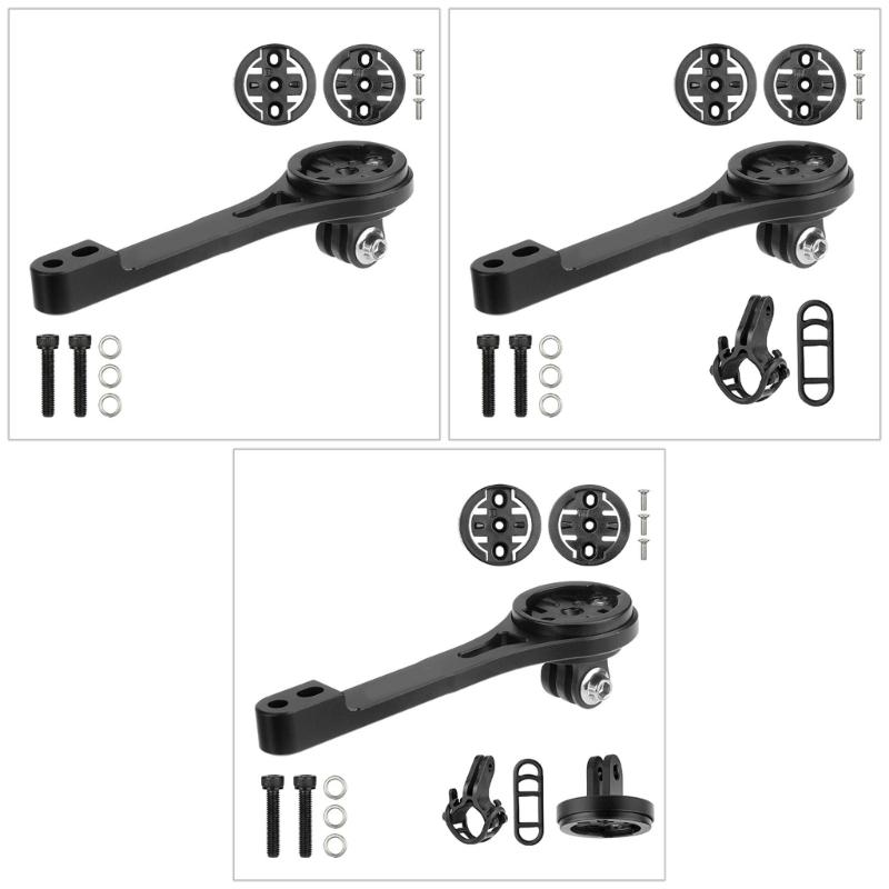 Road Bicycles Computer Mount Adjustable Out Fronts Bike Extension Bracket Light Stands Bike Computer Mount Adapters Base