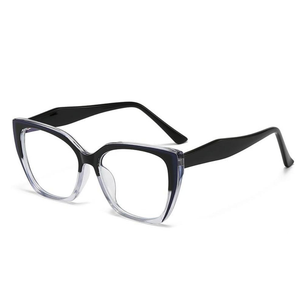 New Anti-Blue Light Glasses for Women Pc Core Legs Fashion Retro Plate Color Flat Mirror Can Be Equipped with Mirror 5704