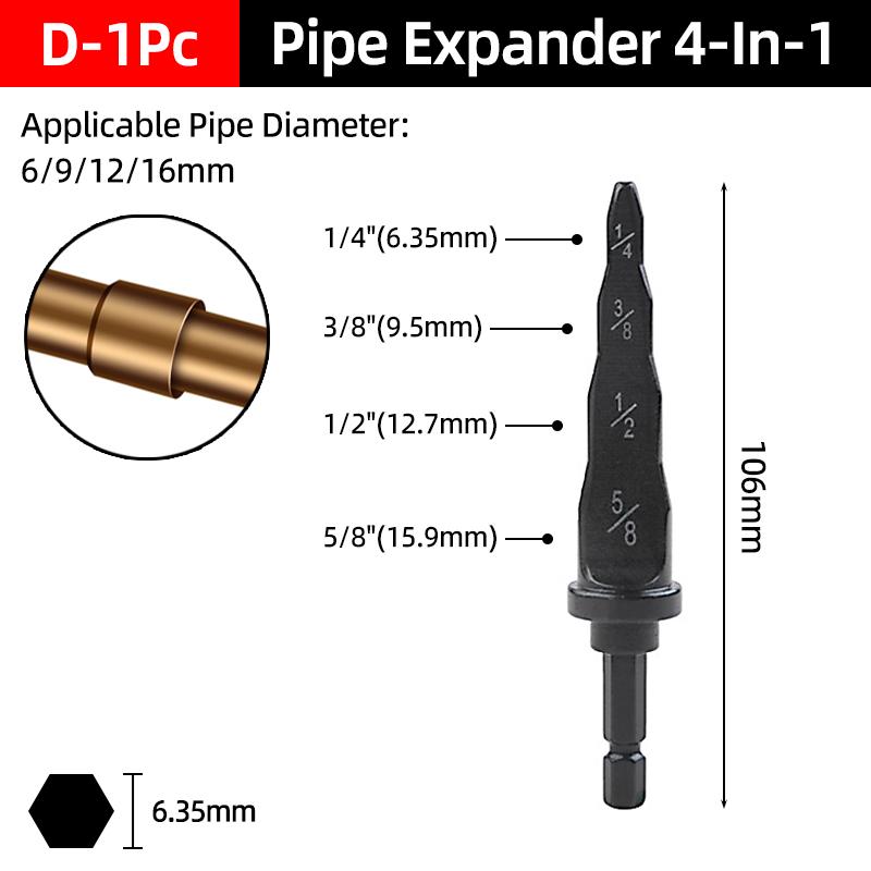 Tube Expander Air Conditioner Refrigerator Copper Pipe Swaging Tool Tube Expanders Install Repair Maintenance Takeover Tools Set