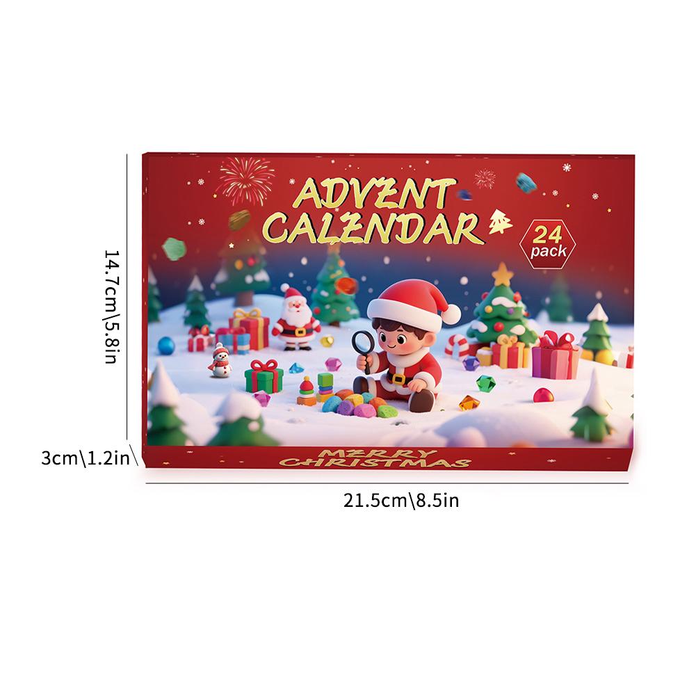 Noel Advent Takvimi 24 Gün Kaya Koleksiyonu Noel Geri Sayım Takvimi Kuvars Kristali Taşı Noel Çocuk Hediyeleri
