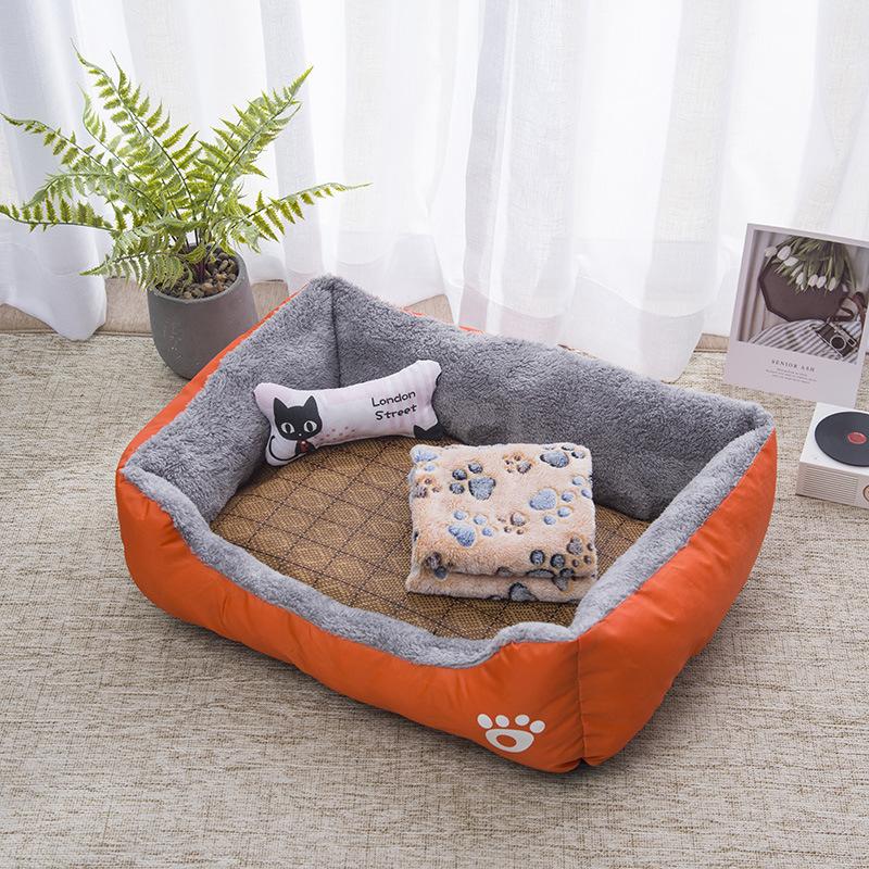 Dog Bed Medium Size Dogs - Washable Small Medium Dog Cat Bed Waterproof, Comfort Cats Couch Sofa Pets Bed with Nonskid Bottom