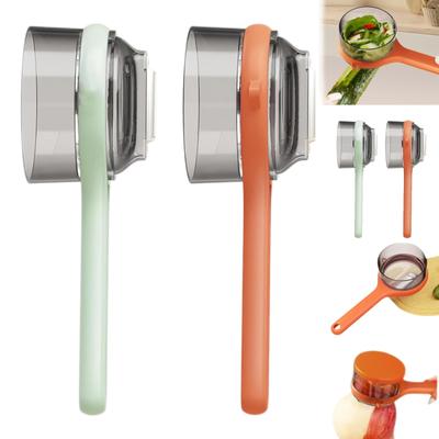 Double Sided Stainless Steel Peeler With Storage Box, Peeler With Storage Box