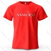 Samurai Sword Sharp Printed Men's T-Shirt 100% Cotton Oversized Martial Arts Fashion Graphic Tees for Women Tops Tees Streetwear