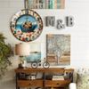 30x30cm Round Glass Wall Clock that Becomes a Natural Part of Your Home's Landscape