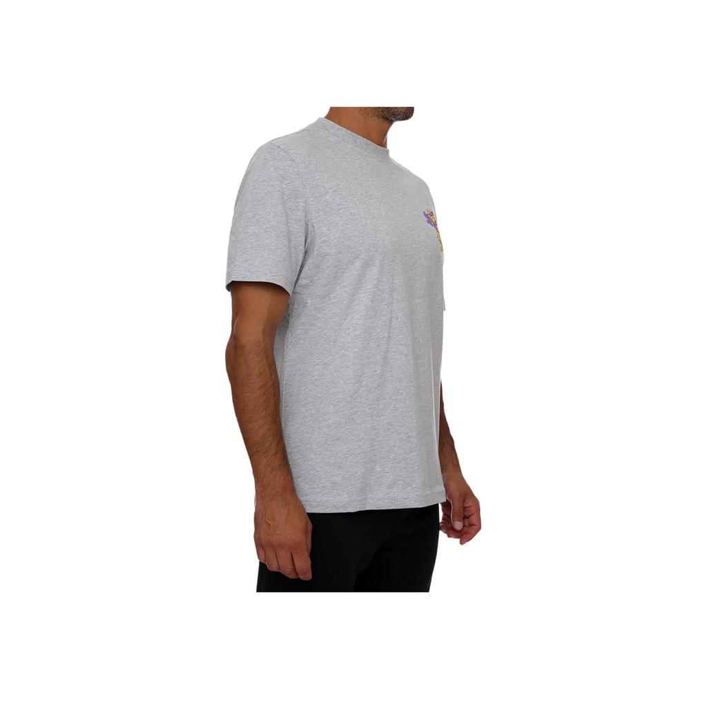 Puma Cartoon Print Sports Crew Neck Short Sleeve T-Shirt Men Tops Grey 530222-04