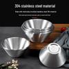 ZISIZ Korean Style Gold V-Shape Double-Layer Bowl