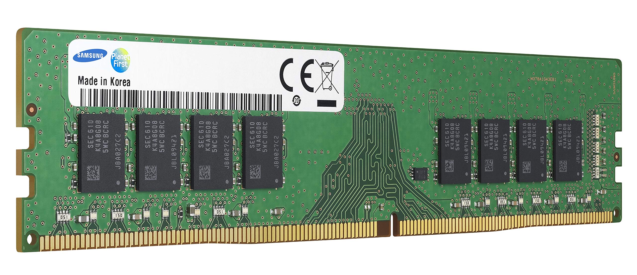 

Модуль пам яті Samsung 8 ГБ DDR4 2400 МГц ECC M393A1K43BB0-CRC