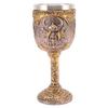 Nordic Viking Goblet Retro Resin Stainless Steel Beer Cup for Cocktails Whisky Red Wine