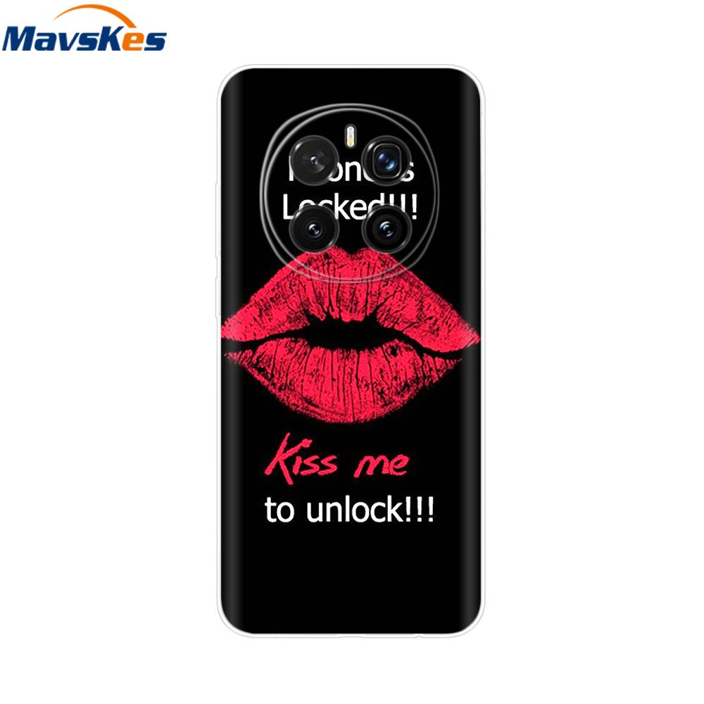 För Honor Magic 7 Pro Fodral Magic7 Pro Skydd Mjukt Silikon Telefonfodral För Huawei Honor Magic7 Pro 5G Fodral Silikon Coque Fundas