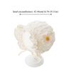 Newborn Lace Baby Fetal Cap Ruffle Soft Bonnet Hat Breathable Flower Sun Hat Summer