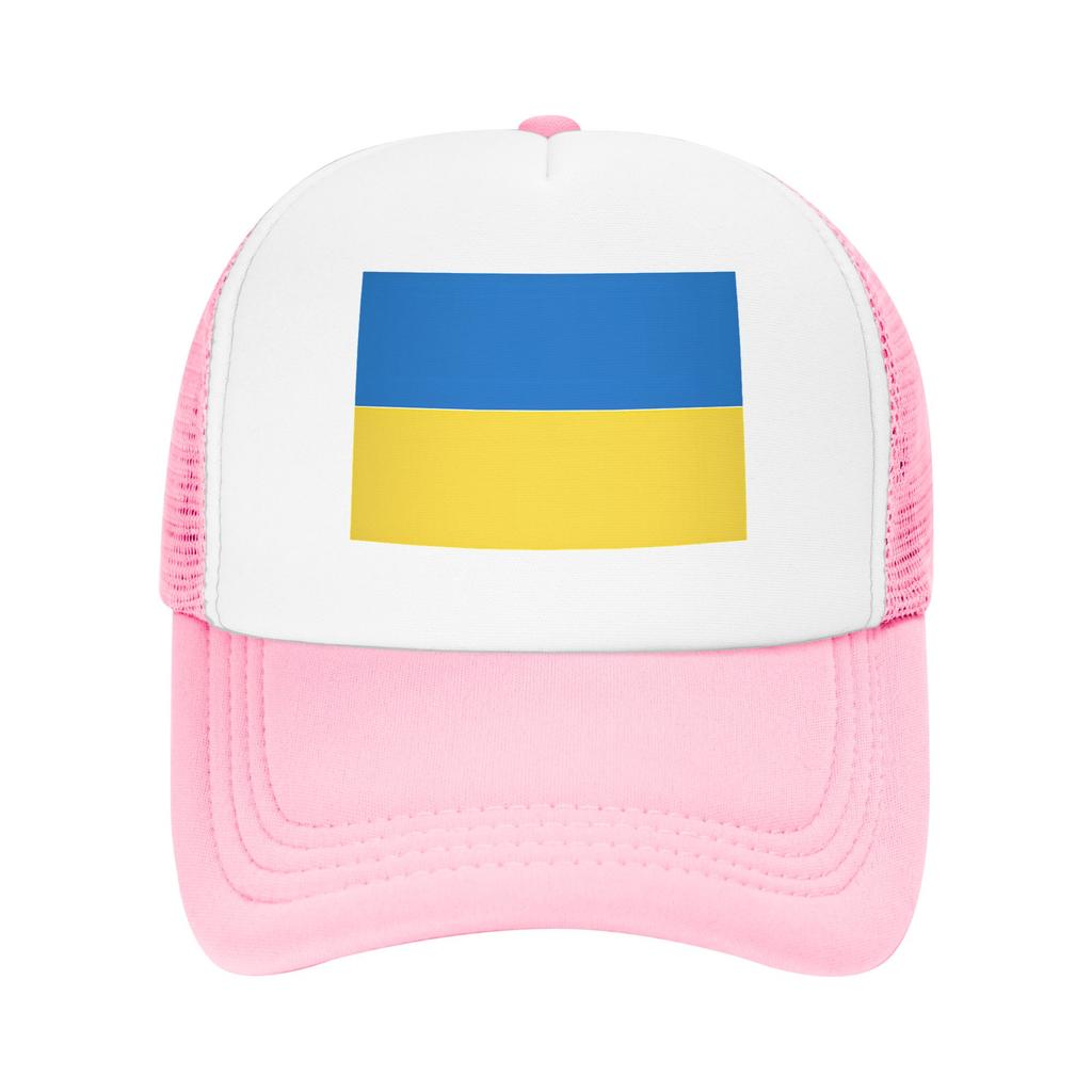 Ukraine Flag Mesh Sun Hats  Couple Design Trucker Hat Spring Yk Cute Outdoor Sport Baseball Cap