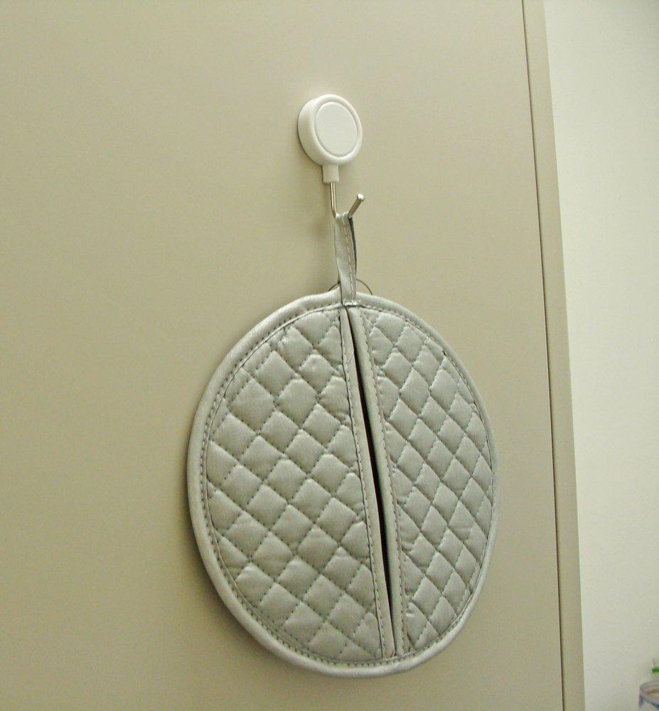 Mannen Heat-Resistant Oven Mitt/Pot Stand, 21cm, TM-5, Silver