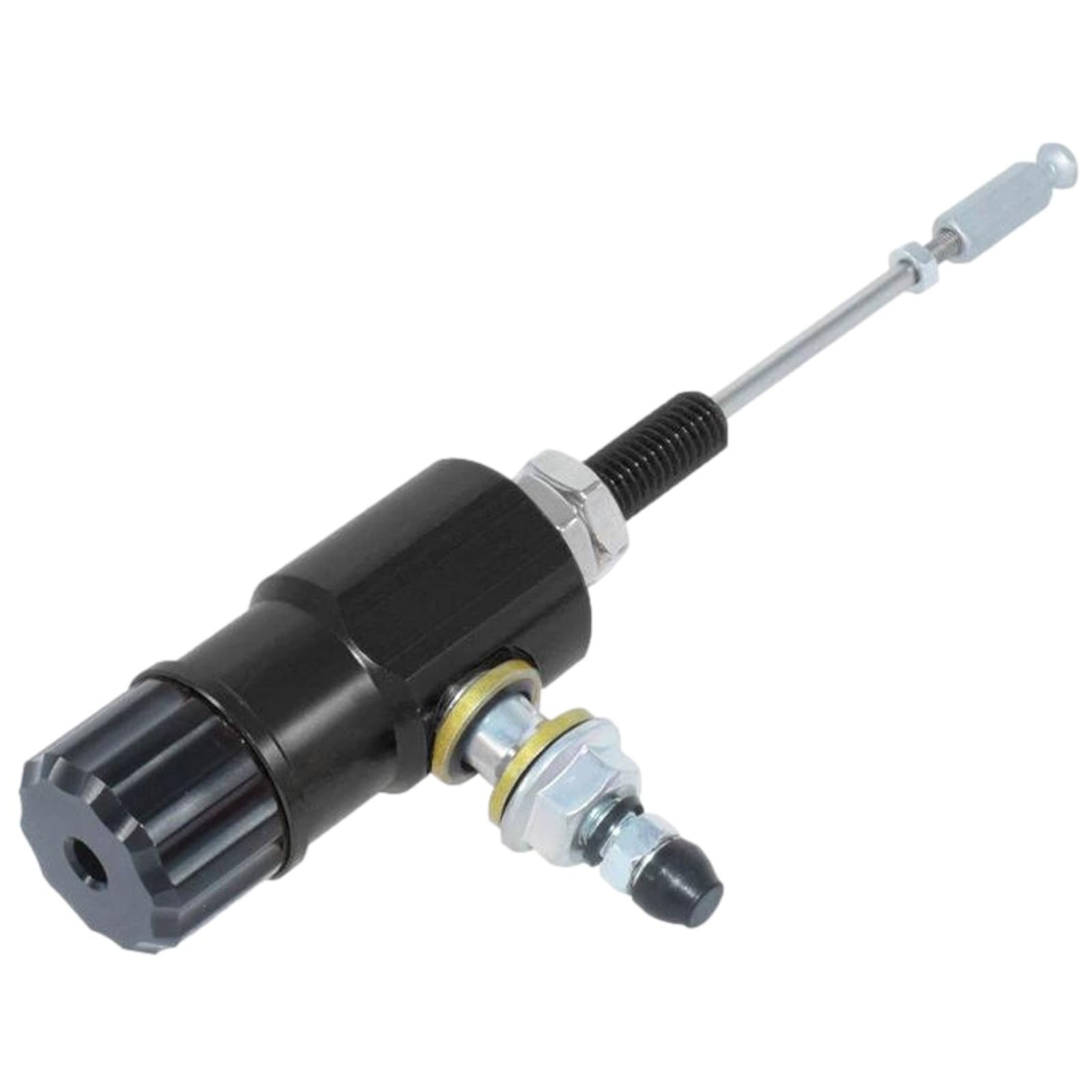 Lubonarie Motorcycle Hydraulic Clutch Cylinder 14mm Aluminum Alloy Motorcycle Hydraulic Clutch (Black)