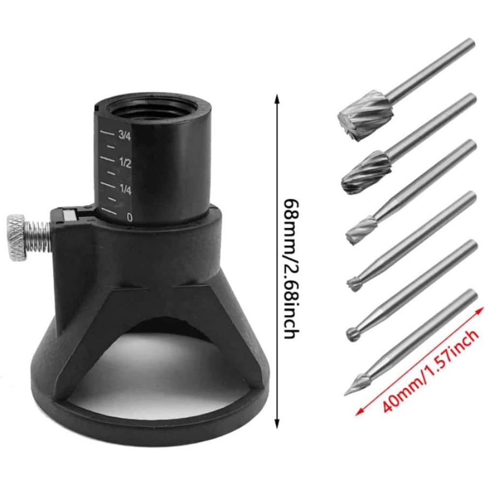 Wiele obrotowy przewodnik do cięcia narzędzi wielofunkcyjnych Hss Router wiertła załącznik mały elektryczny papier ścierny akcesoria kombinowane