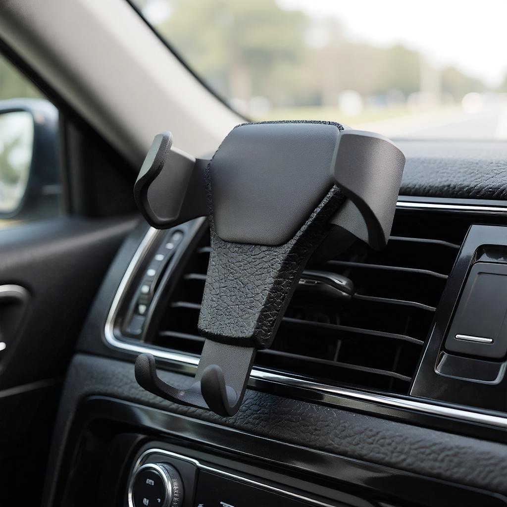 Universal Gravity Phone Holder for Car Air Vent Clip Mount, Compatible with iPhone and Samsung