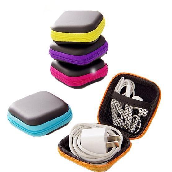 Compact And Stylish Portable Storage Box For Charger Data Cables And Accessories