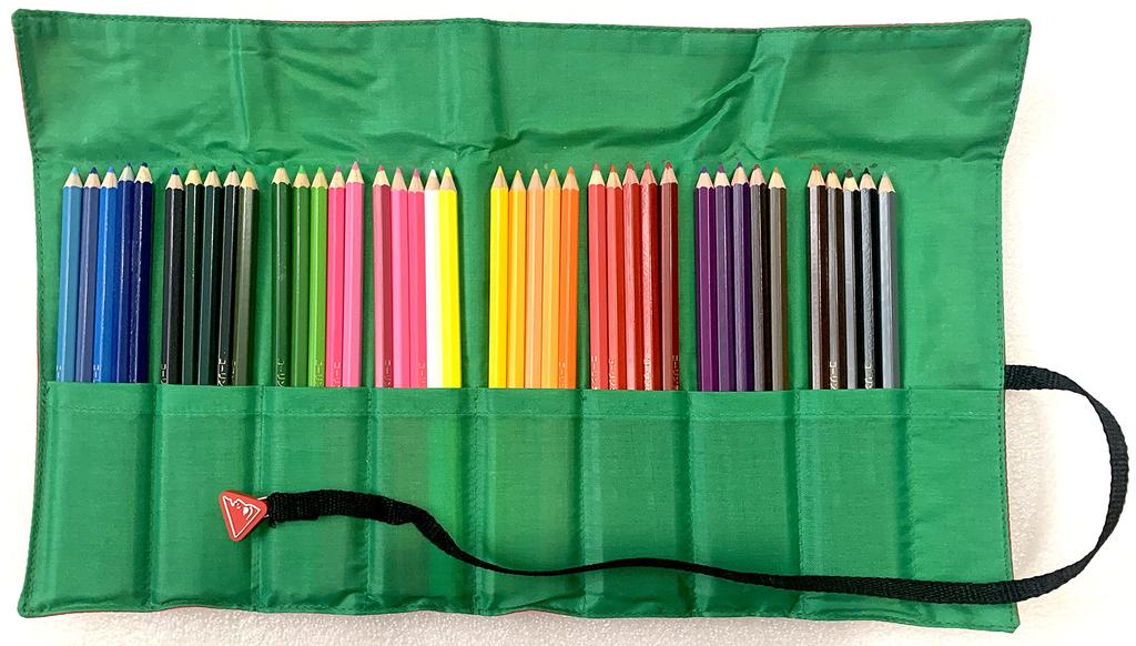 Colleen Hexagonal 40 Rolled in a Roll Pencils, Shaft, Colors, Case, CM-40 [Used]