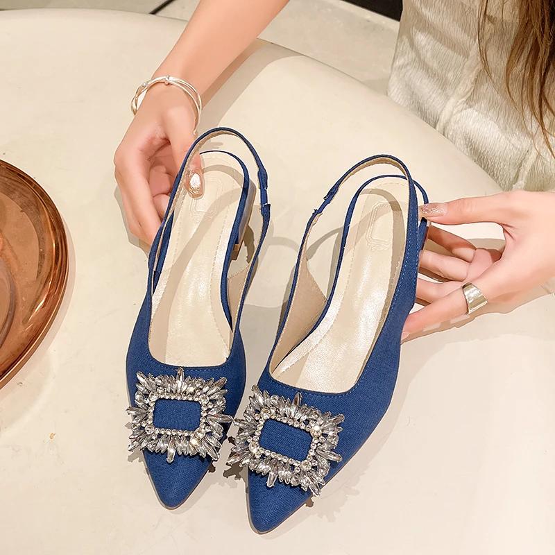 Ženy Sandály Léto Špičatá špička Vysoké podpatky Dámská Móda Banketní Šaty Svatební Party Lodičky Designové Dámské Boty