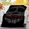 1pc Joker Theme Design Flannel Blanket - 3D Printed Soft Warm, All-Season Lightweight Throw for Camping Travel Bed-080754