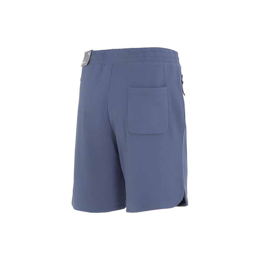 PUMA Logo Print Casual Shorts Men Bottoms Blue 677521-56