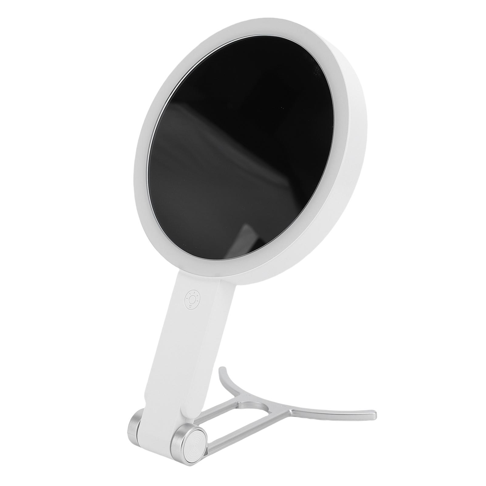 

LED Makeup Mirror Double Sided 1X 10X Magnification 3 Color Temperatures Brightness Rechargeable Lighted Vanity Mirror